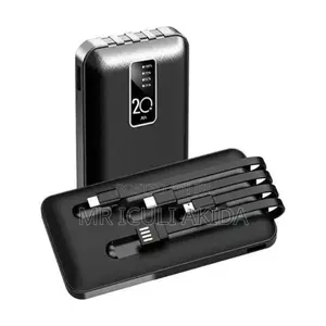ZHY 20000mah Powerbank WTH Inbuilt Type-C,Micro,Lighting,USB