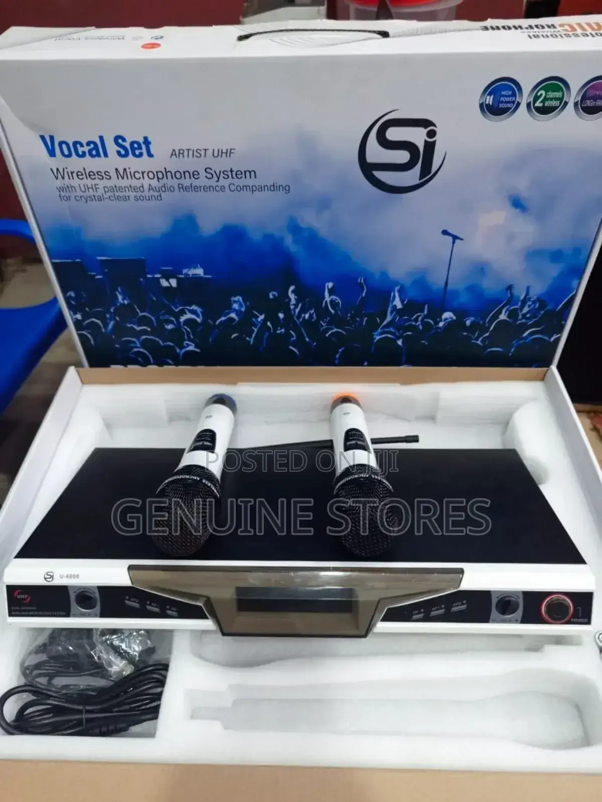 Si Double Professional Wireless Microphones