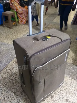 Original Cloth Suitcases.Large.( Brown)