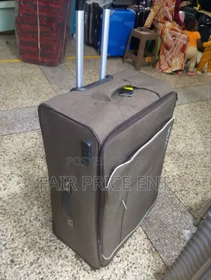 Original Cloth Suitcases.Large.( Brown)