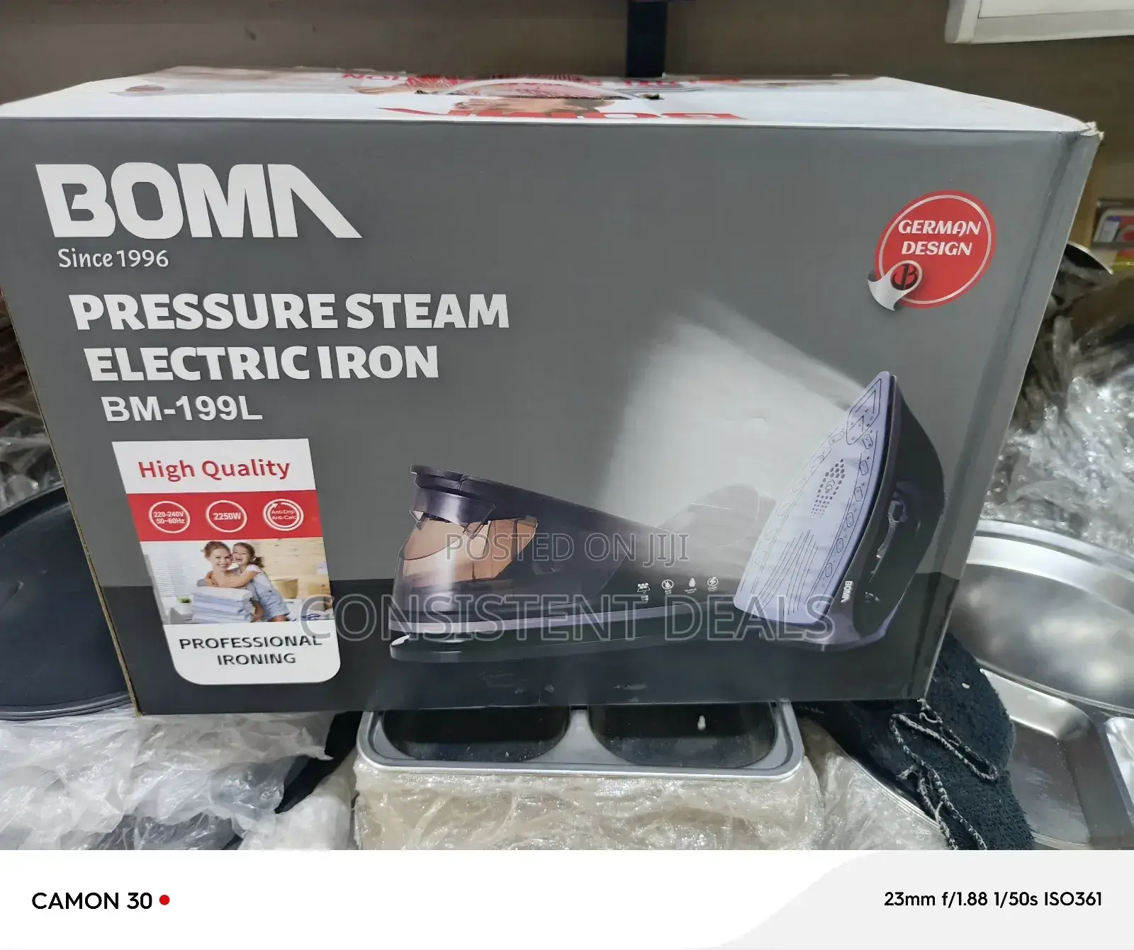 Brand Boma Pressure Steam Iron
