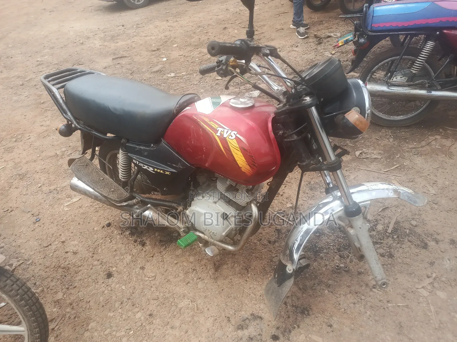 TVS XL 100 2019 Red