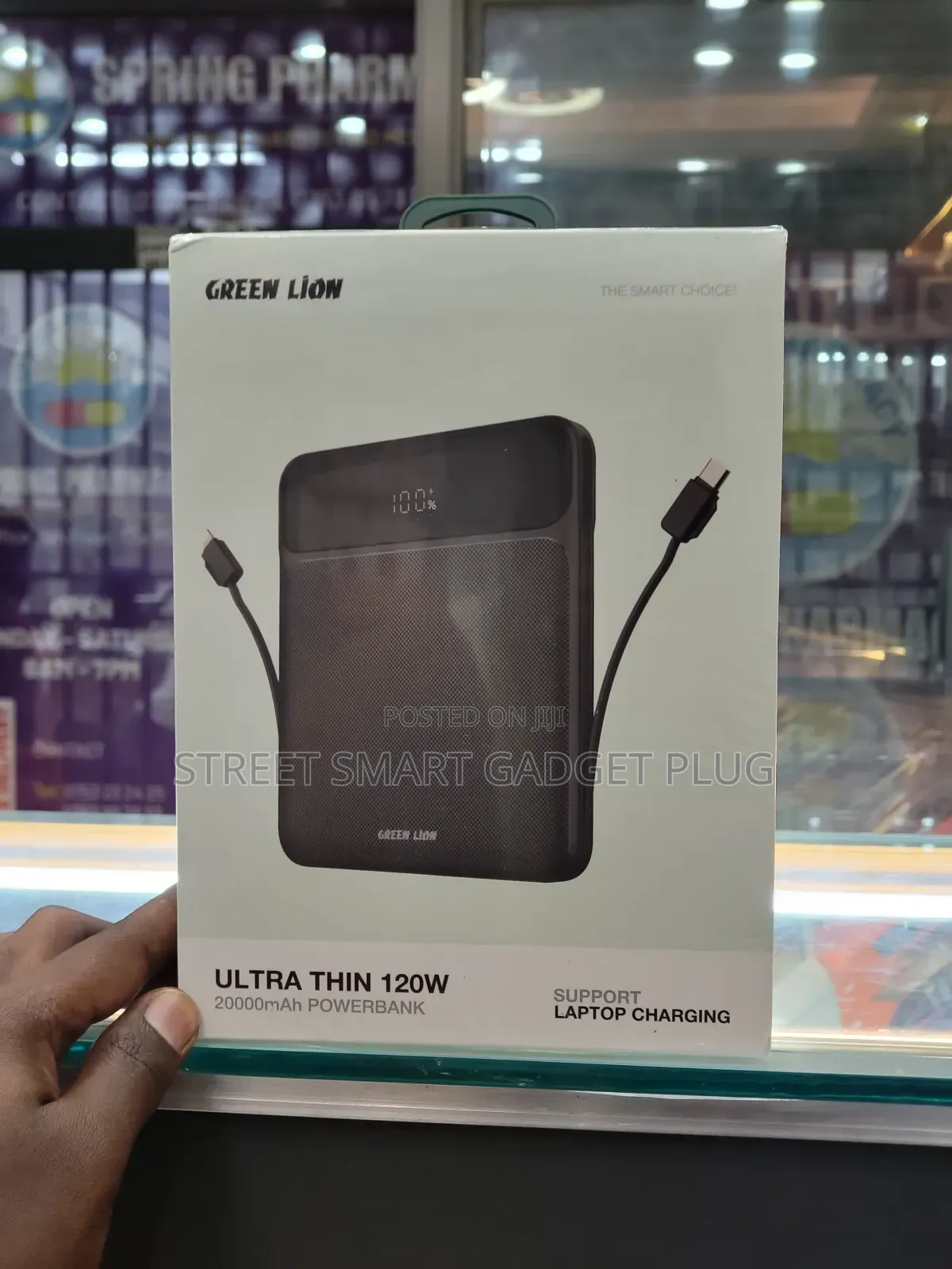 Greenlion Ultra Thin 120watts Laptop/Phone Power Bank
