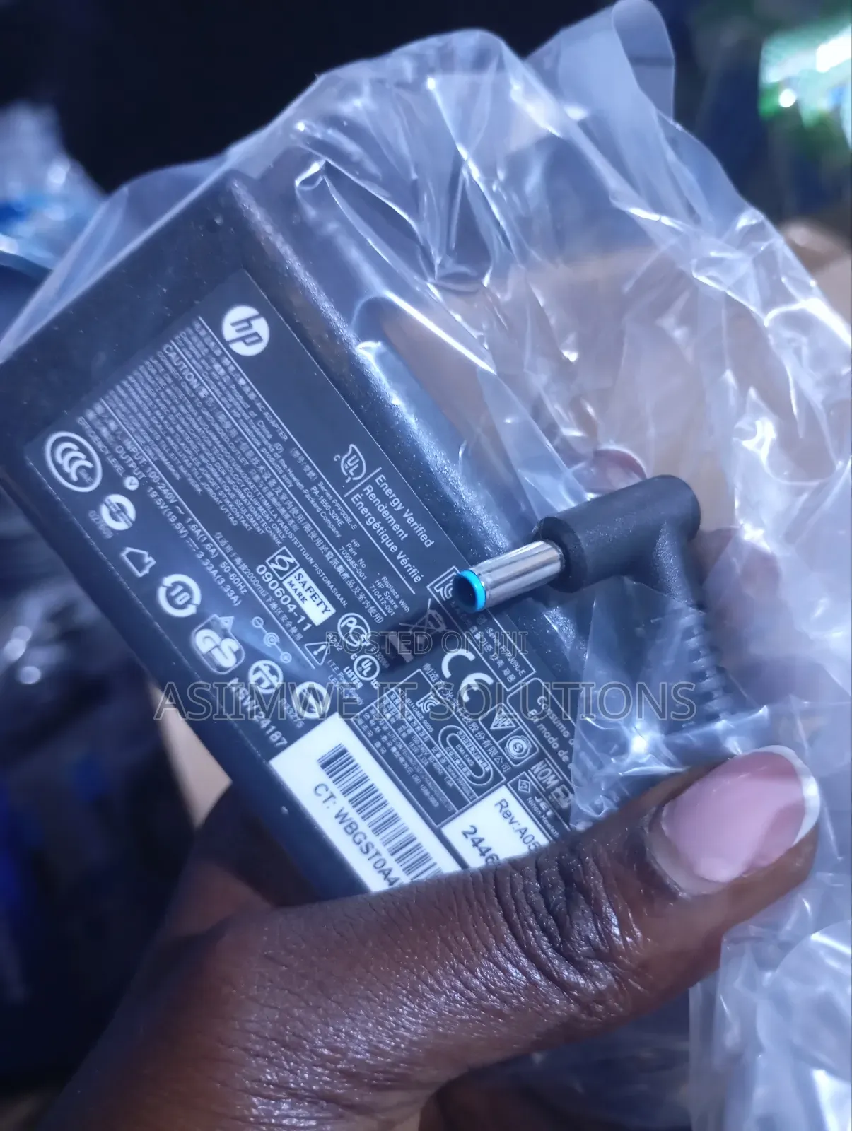 Hp Blue Pin 65w Laptop Charger
