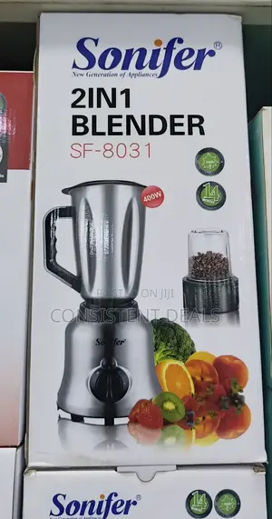 Sonifer 2in1 Stainless Steel Blender