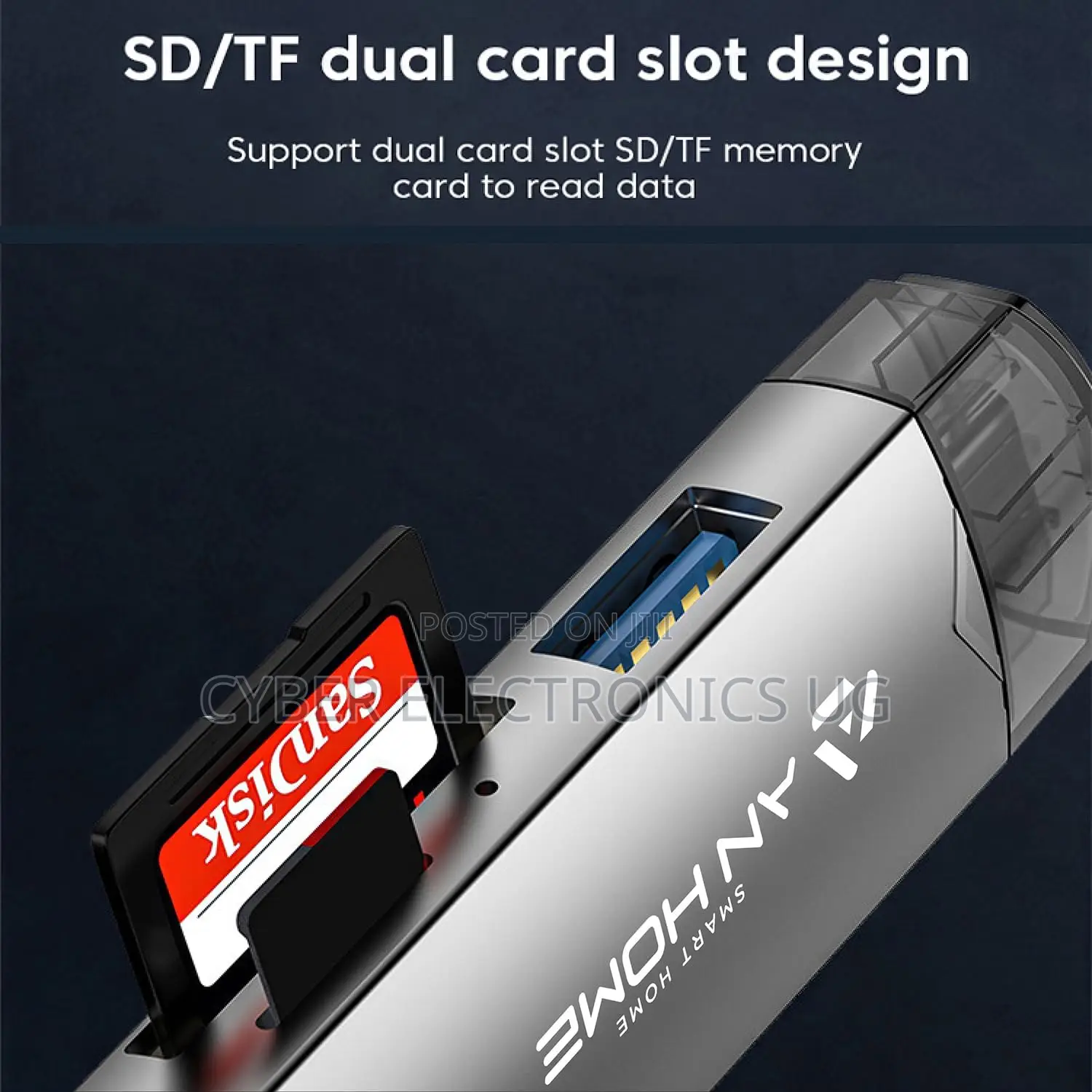 6 in 1 OTG Memory Adapter SD Card Reader USB C Multifunction