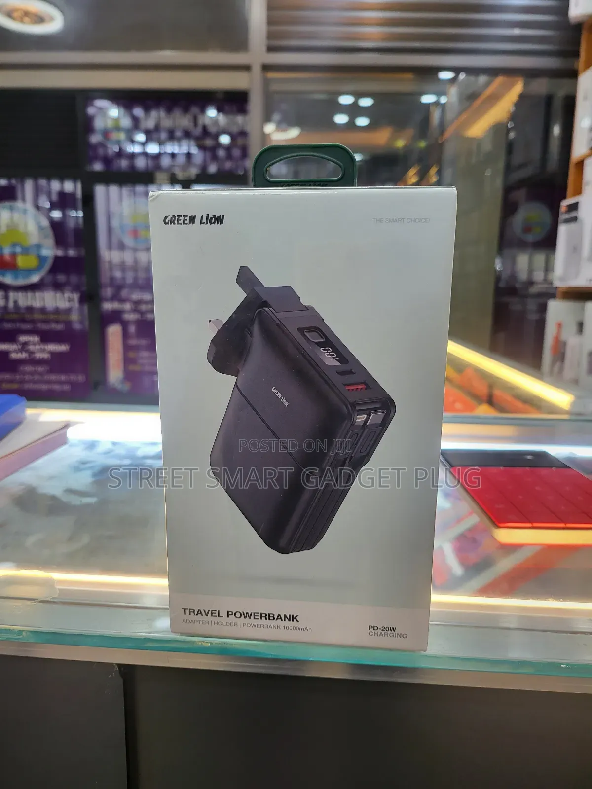 GREENLION LION Travel Power Bank Adapter/Charger [10,000mah]