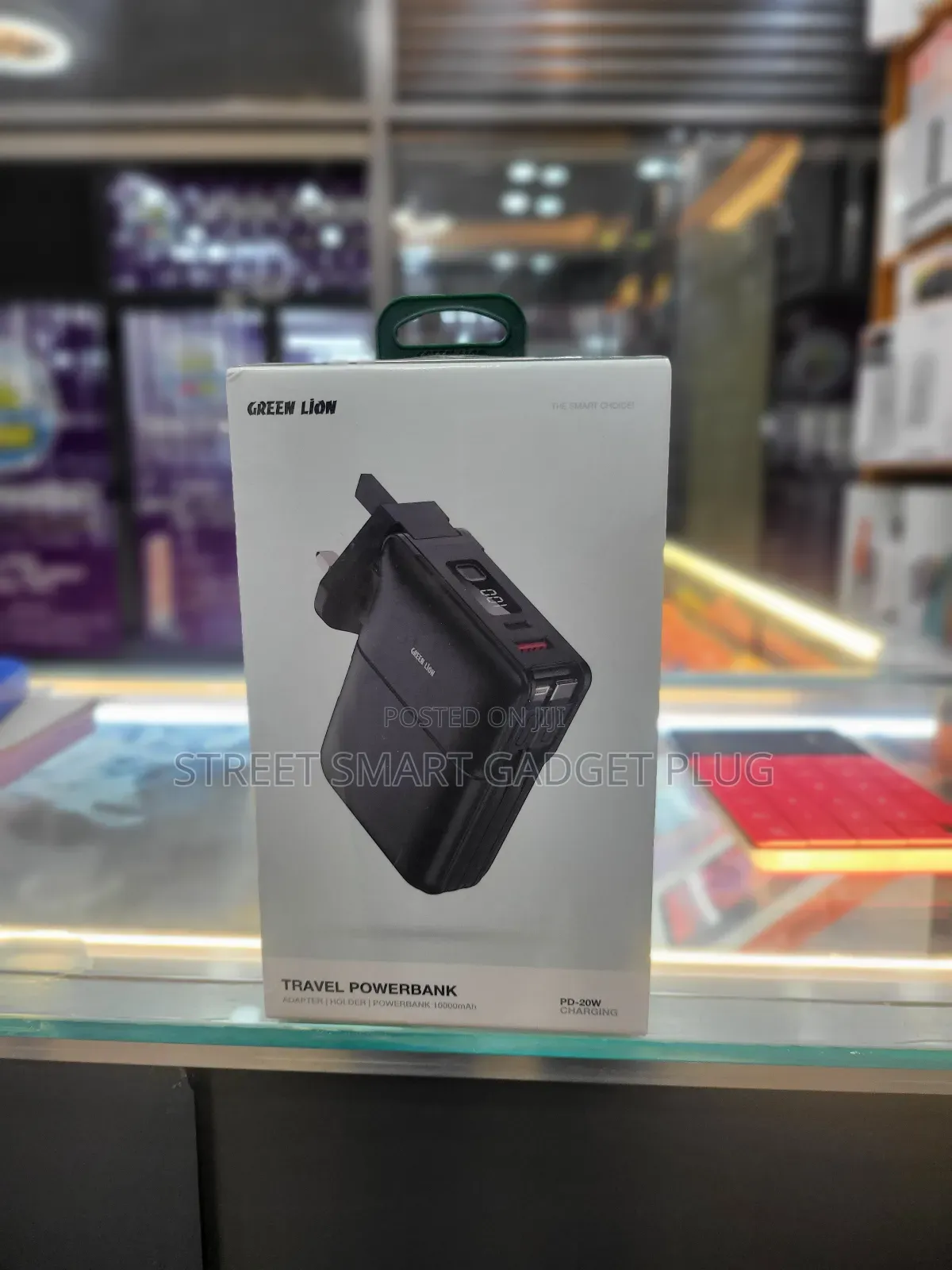 GREENLION LION Travel Power Bank Adapter/Charger [10,000mah]