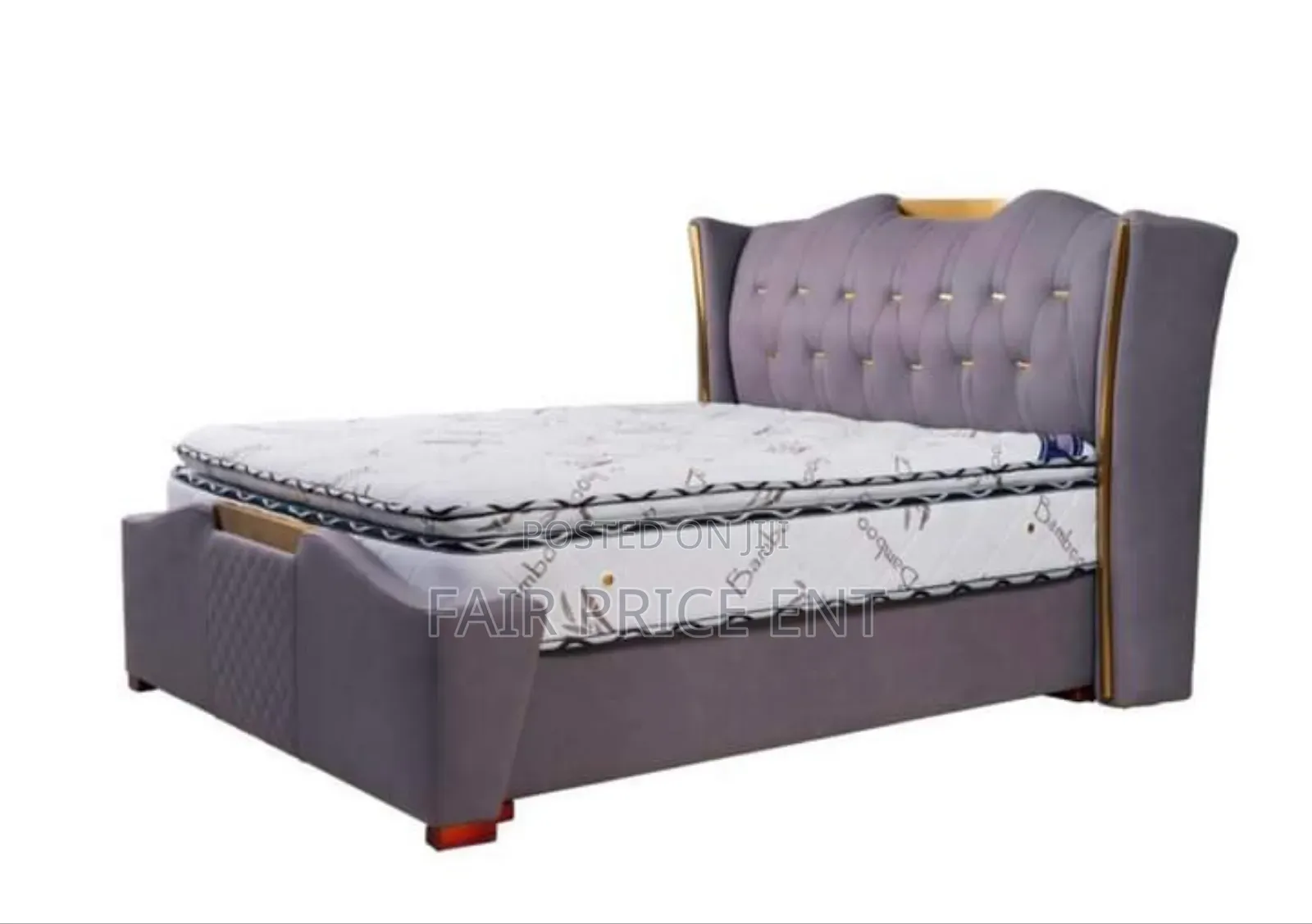 Double Layer Spring Mattress. 5*6*12, Inches.( White)