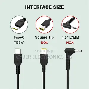 65W USB C Laptop Charger for Lenovo Thinkpad Yoga Chromebook