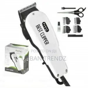 HTC Electric Hair Clipper Shaving Machine - White