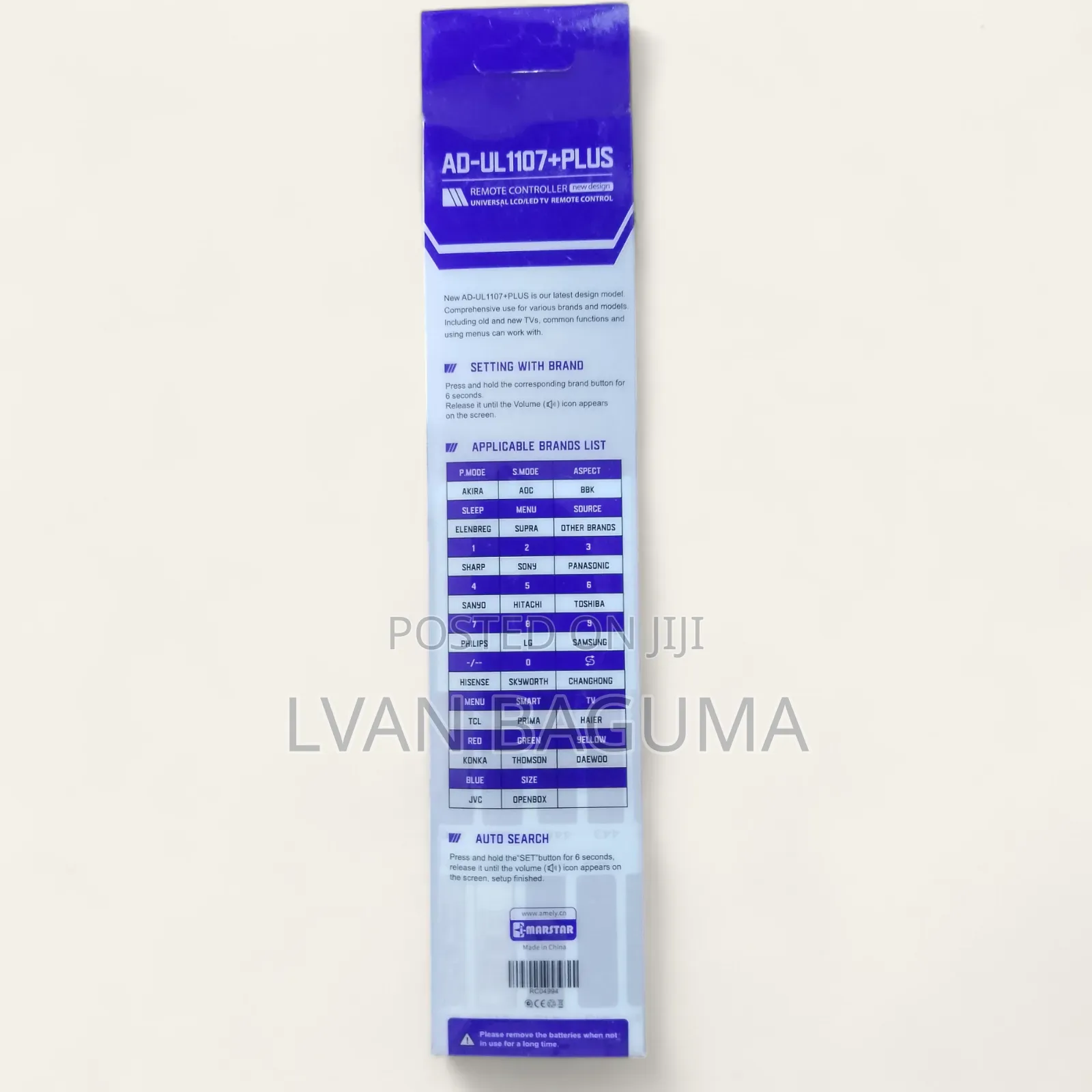 Marstar Universal LED / LCD Smart TVS Remote - Most Brands