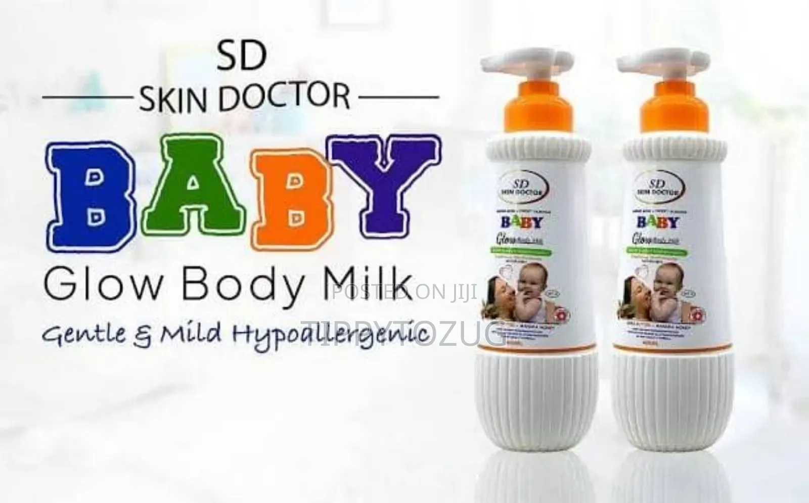Skin Doctor Baby Kids Glow Body Milks With Sunscreen