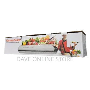 Dry Moist Food Modes Vacuum Sealer for Food Storage, White