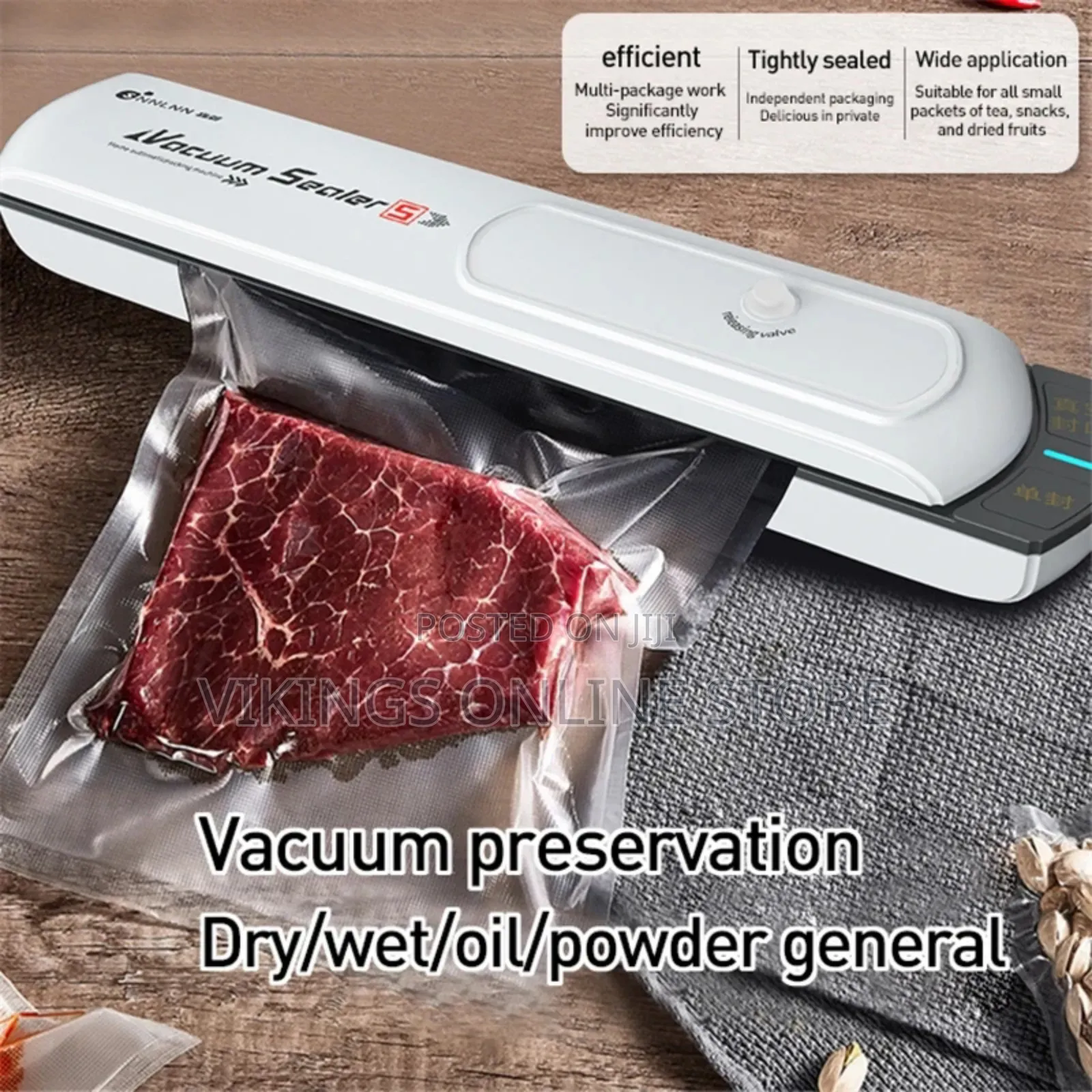Commercial Household Push Button Vacuum Packaging Machine