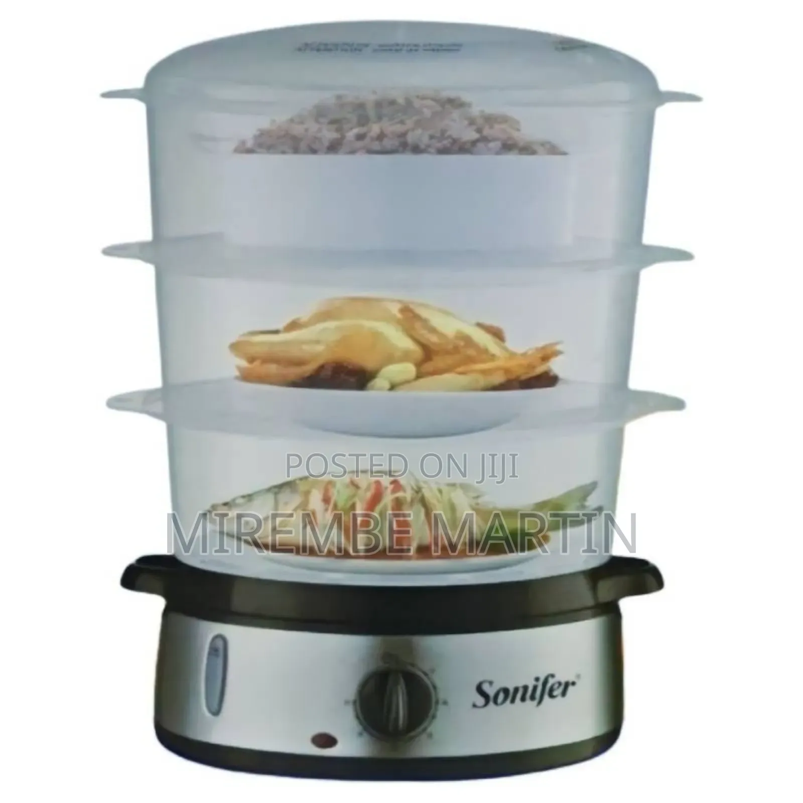 Sonifer 9l Three Tier Food Electric Steamer