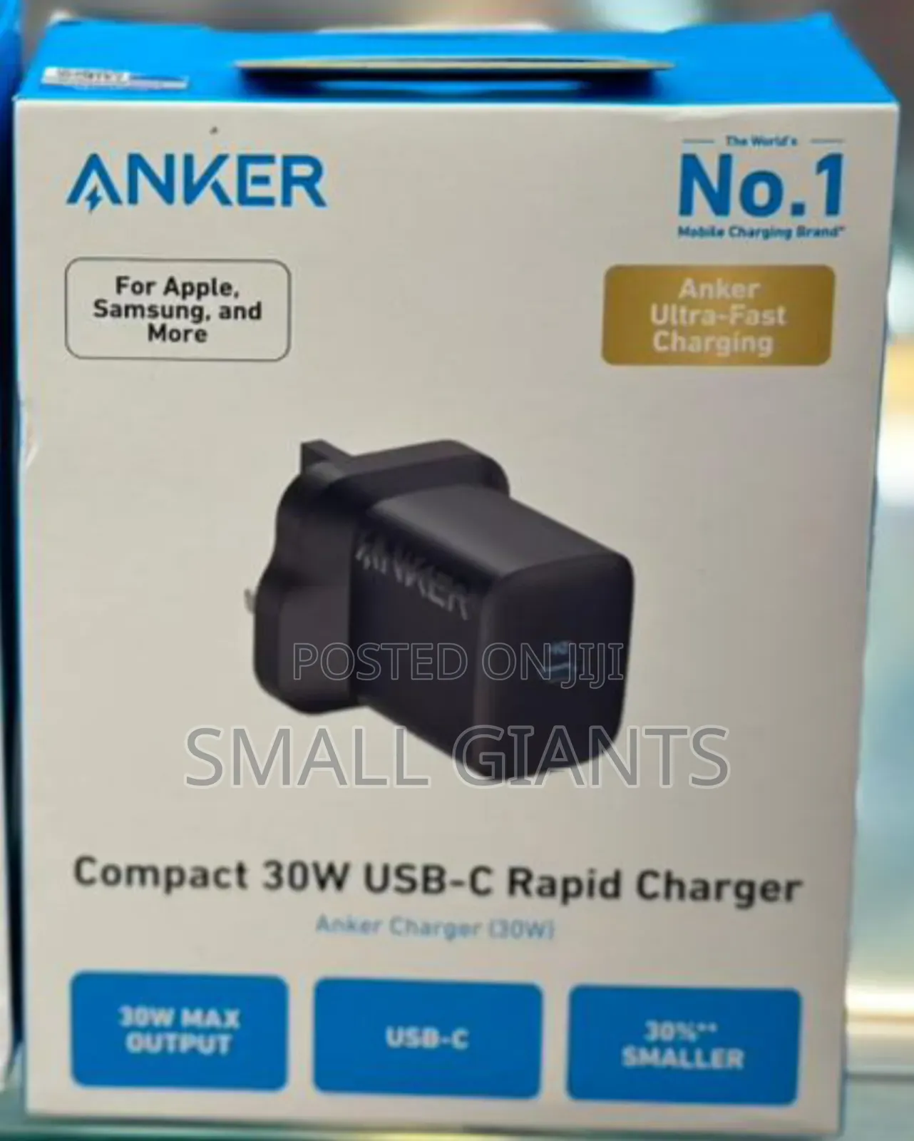 Anker Compact 30W USB-C Rapid Charger
