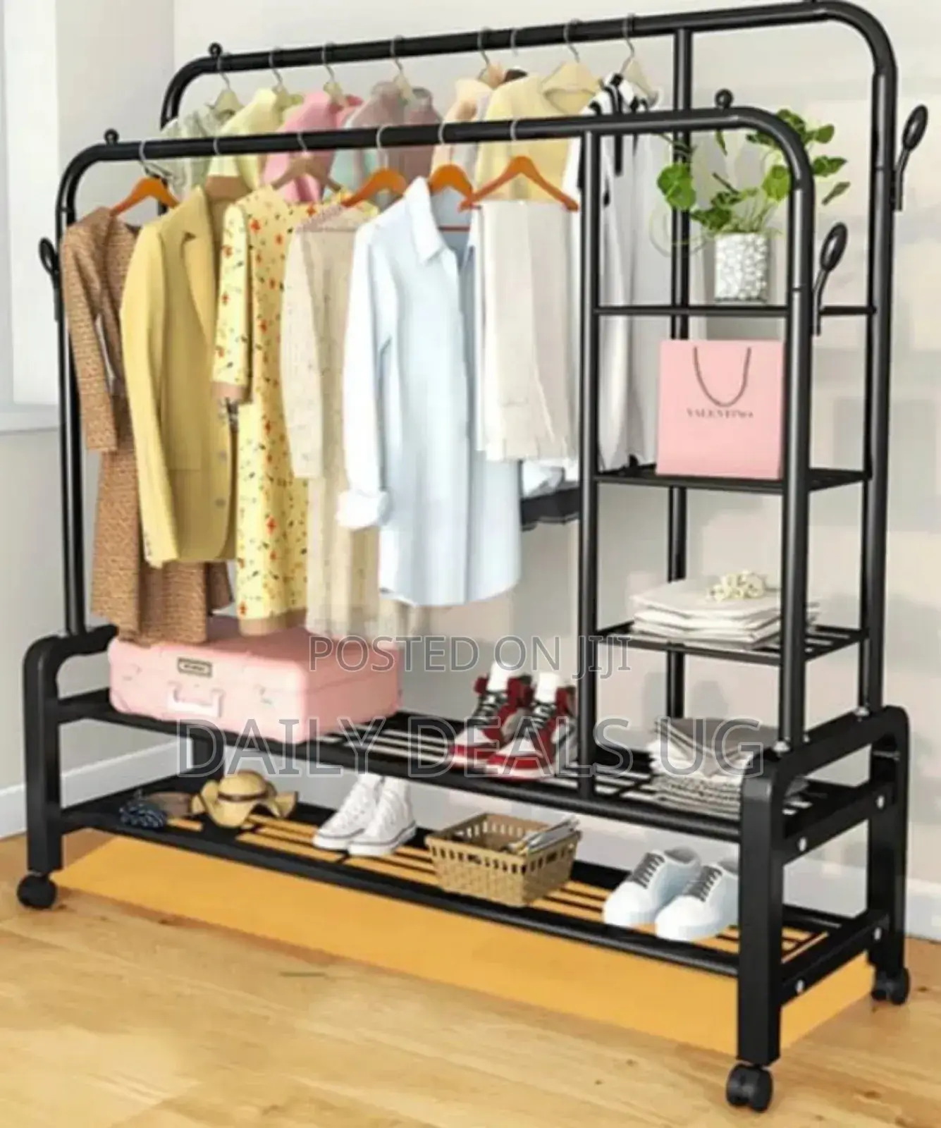 Home Metallic Clothes Rack