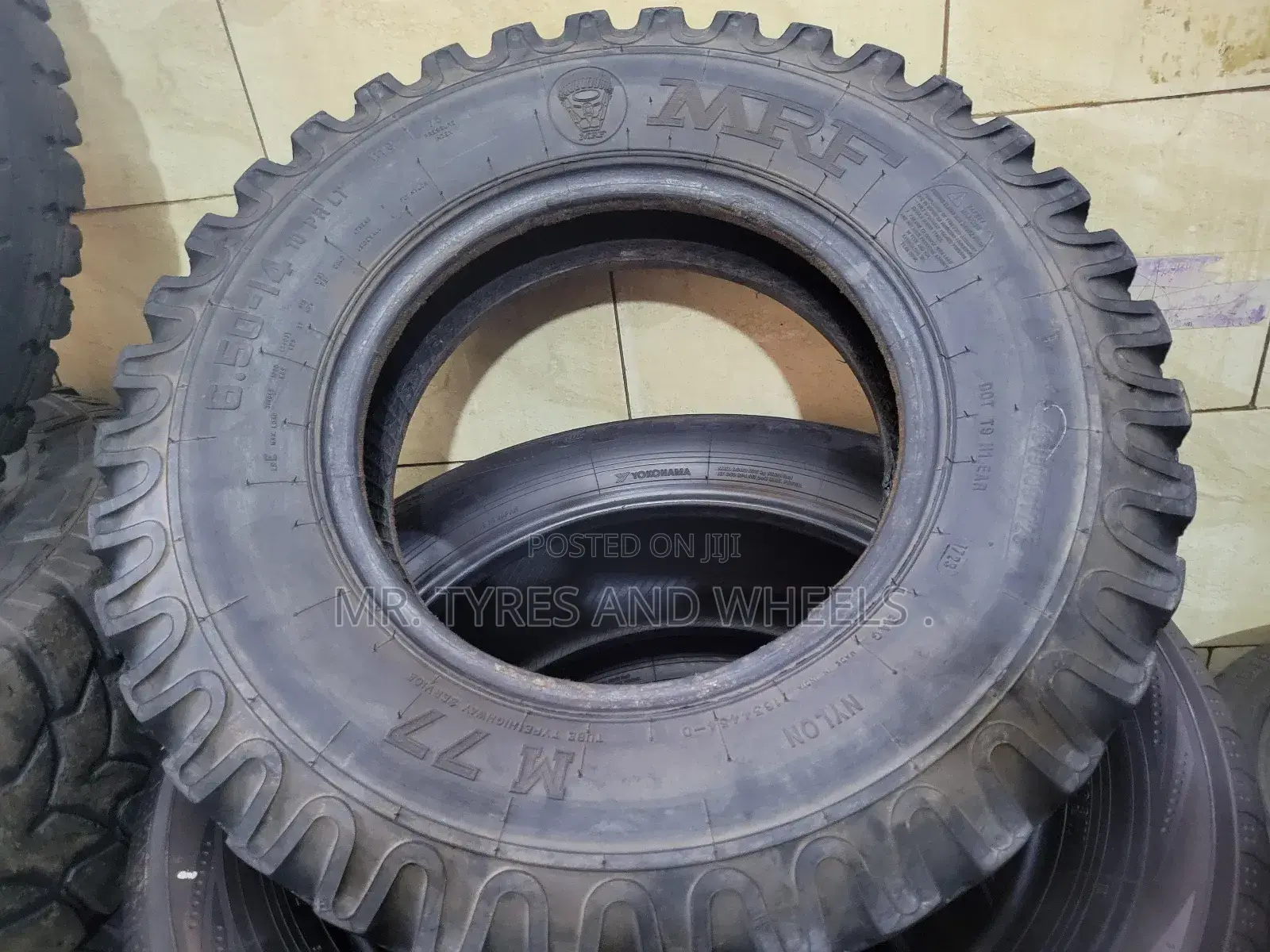 6.50 R14 MRF M77 the Type THT U Will Use N Get Tired of It.
