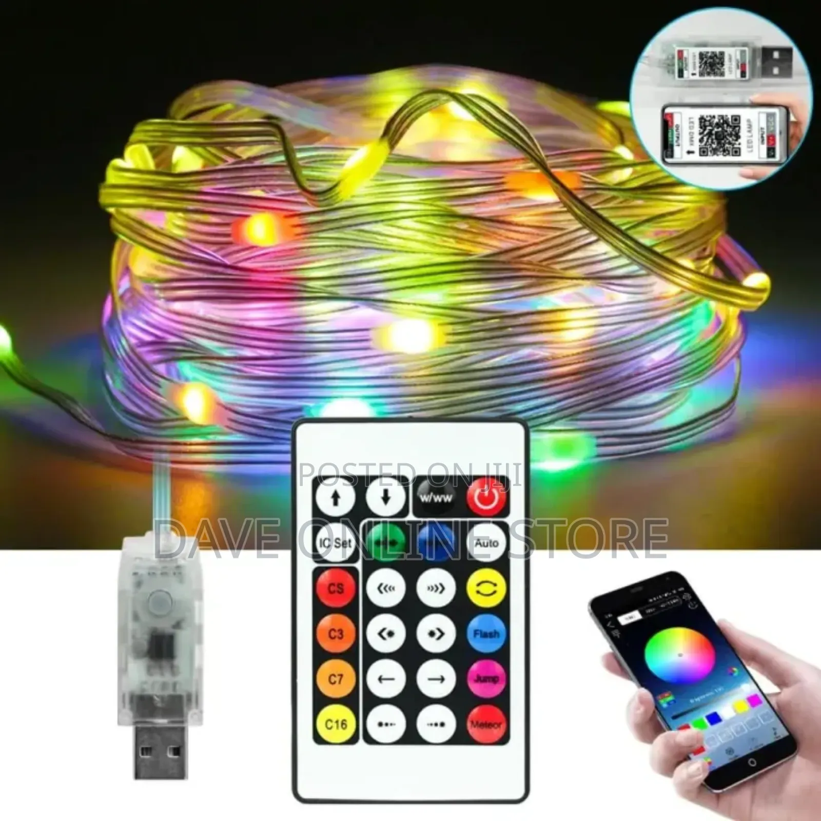 10M Super Quality Colorful Strip Led RGB Fairy Lights