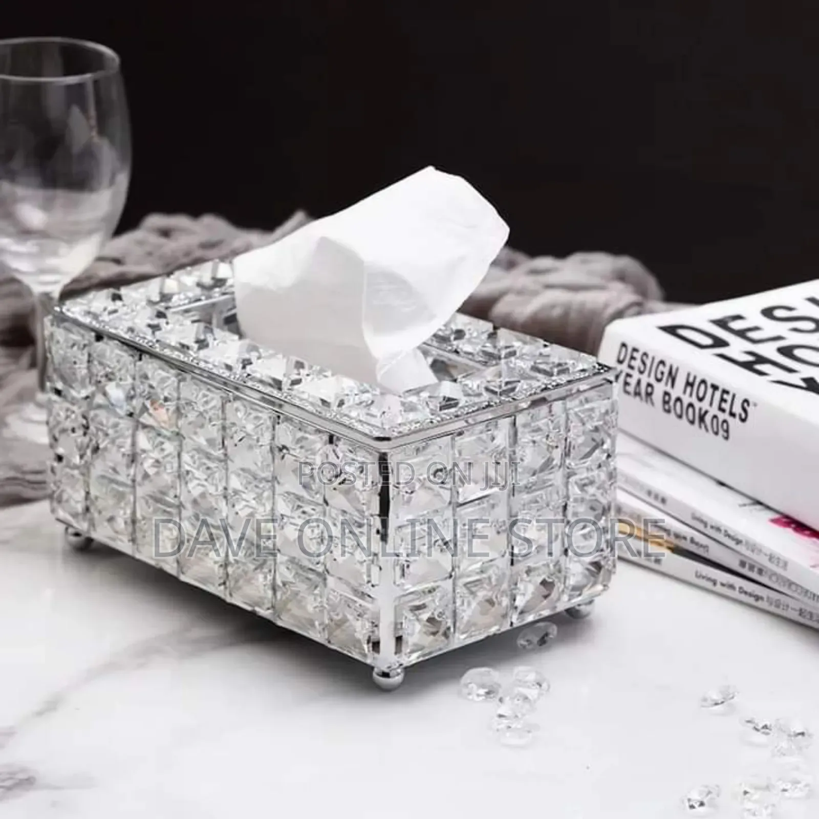 Crystal Serviette Holder