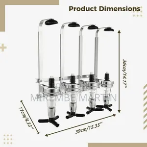 Liquor Dispenser, 4-Bottle Wall Mounted Liquor Dispenser