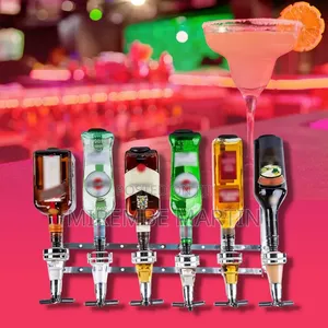 6 Bottle Wall Mounted Liquor Dispenser -