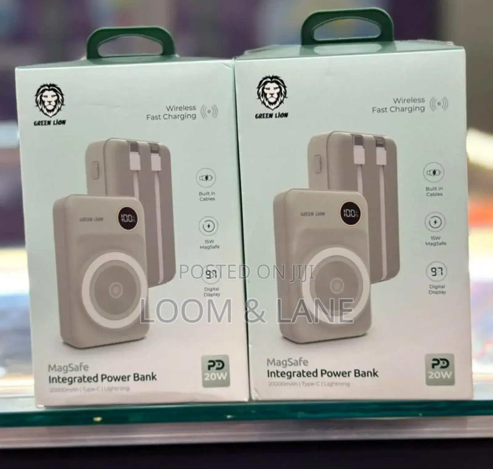 Integrated Green Lion Power Bank