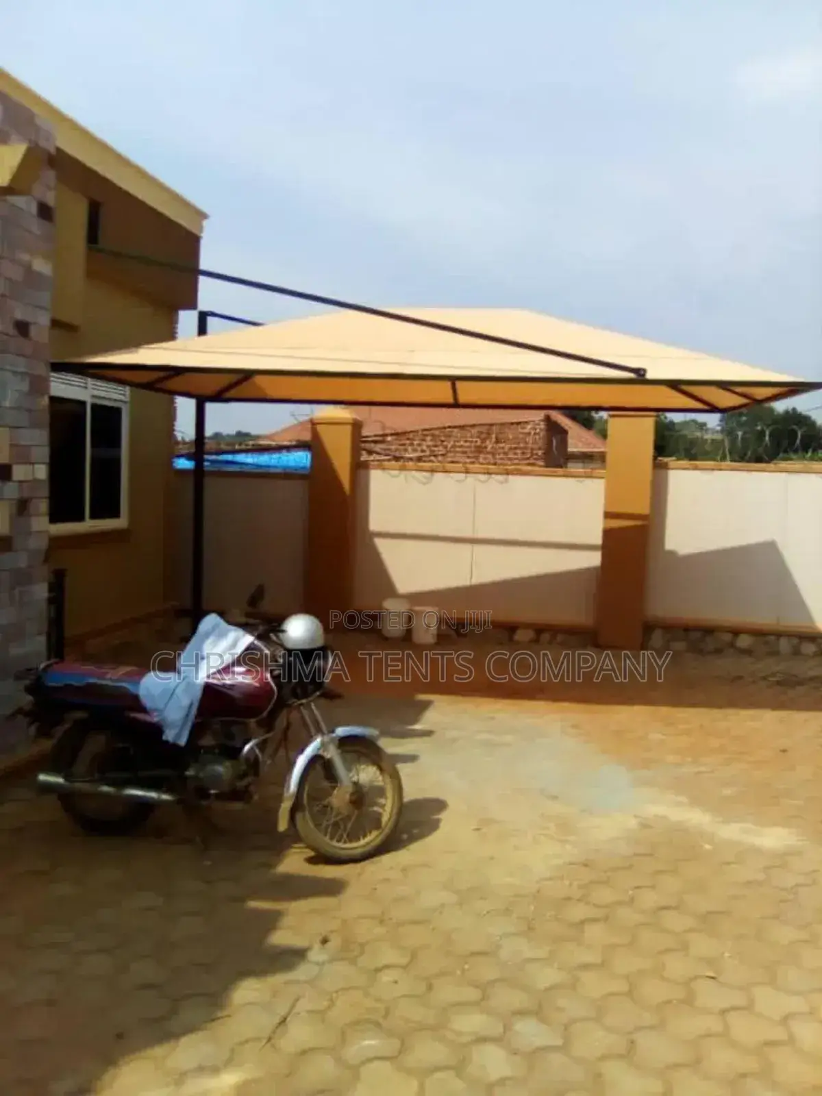 New Single Carport in Heavy Duty Waterproof Net Material