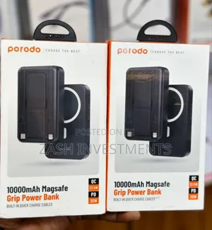 Photo - PORODO 10,000mah Magsafe Grip Power Bank