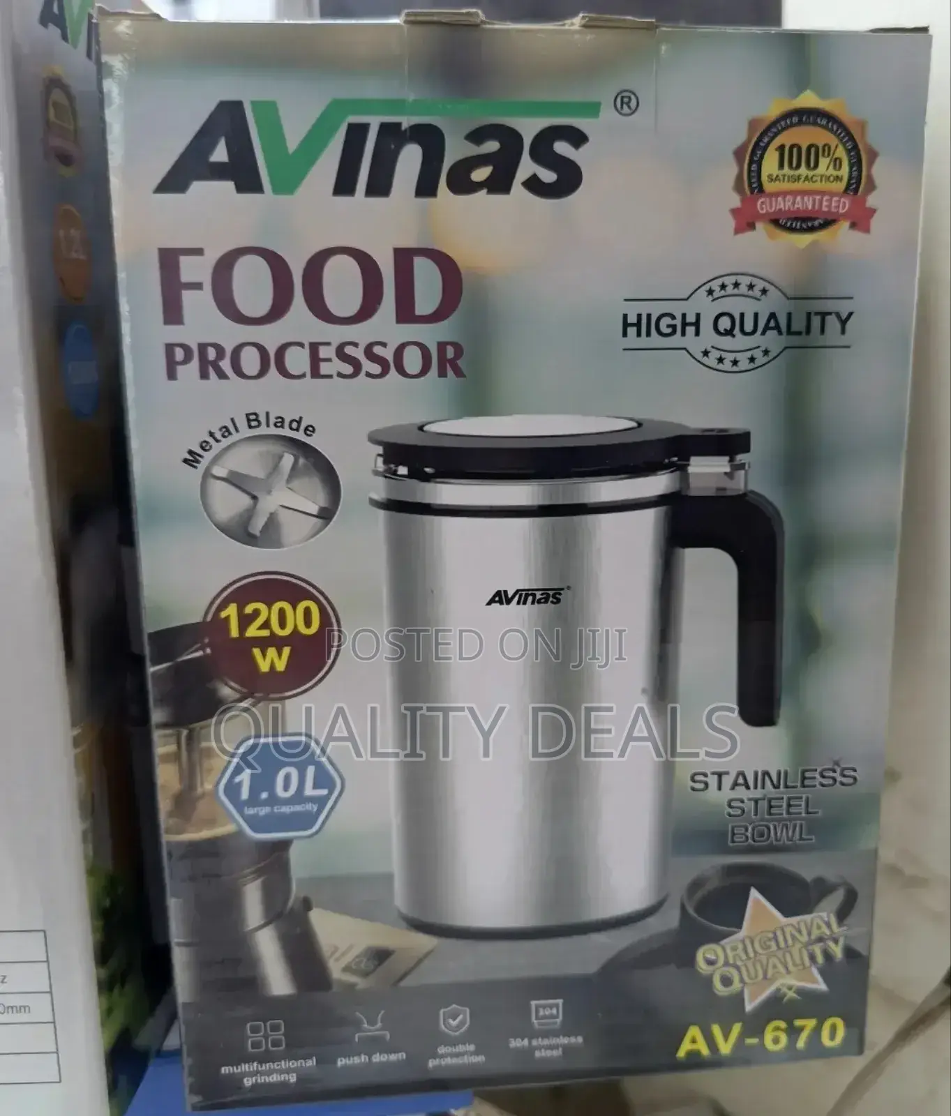 Avinas Mini Food Processor 1.0L