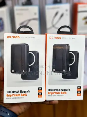 PORODO 10,000mah Magsafe Grip Power Bank
