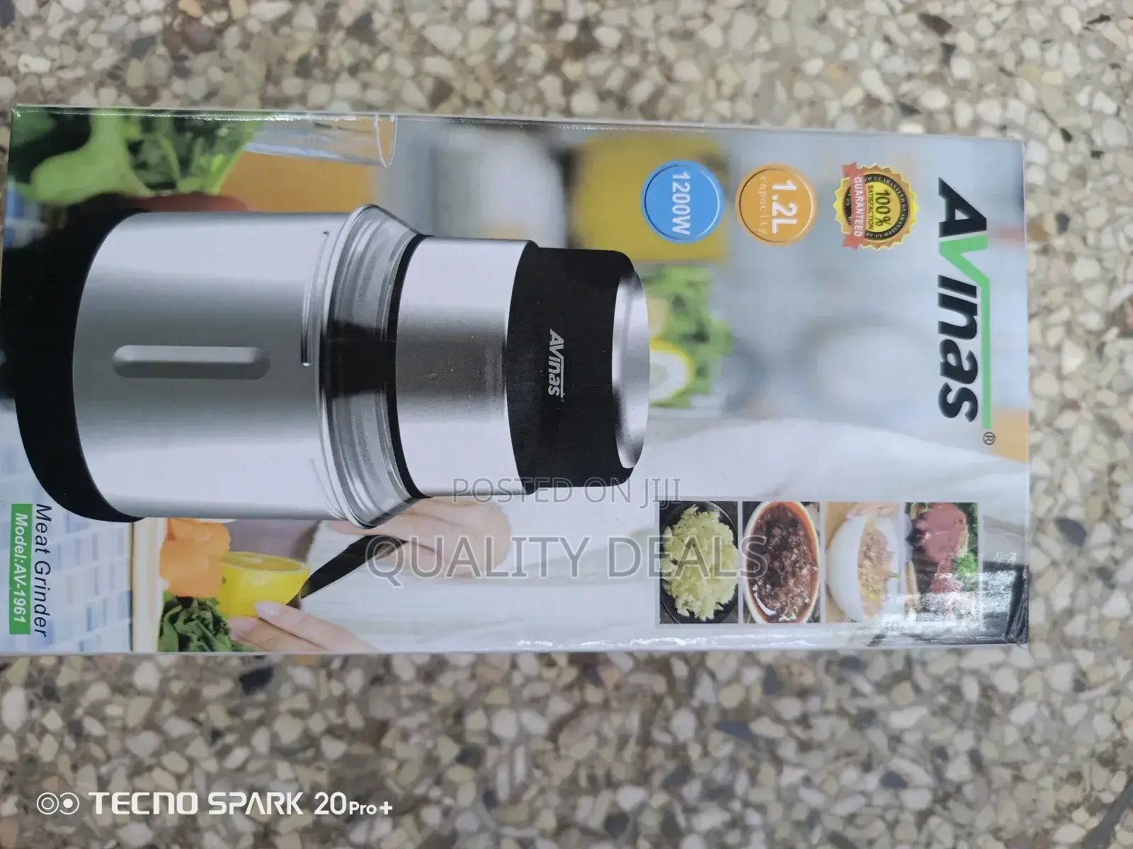 Avinas Stainless Steel Mini Meat Grinder