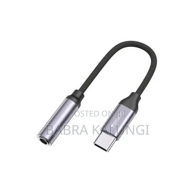 Yesido Audio Cable Lightning USB-C to 3.5MM