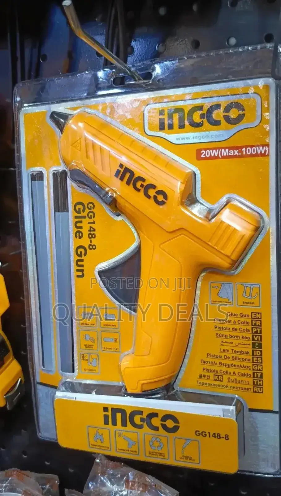 Ingco Glue Gun Bolts:220-240v~ 50/60