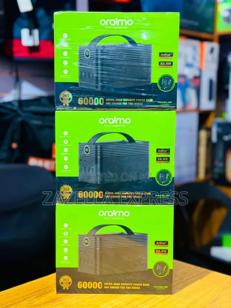 Oraimo 60000mah 22.5W Super Huge Capacity Power Charge