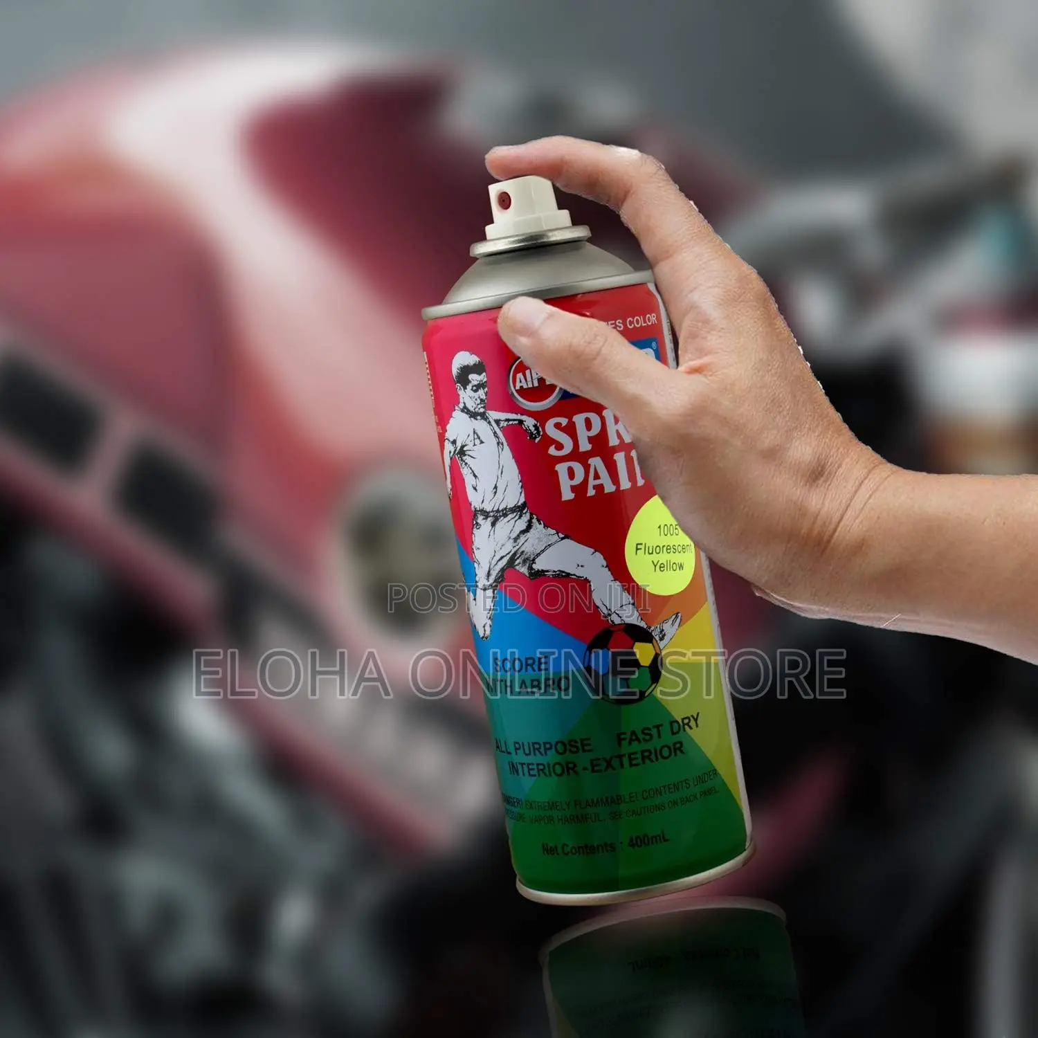 ABRO Qick Dry / Colour Spray Paint Can for Cars and Bikes