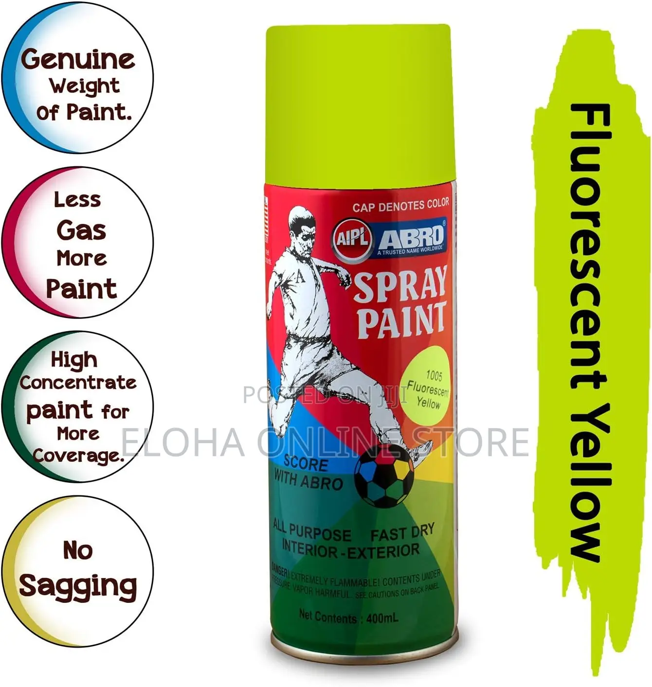 ABRO Qick Dry / Colour Spray Paint Can for Cars and Bikes