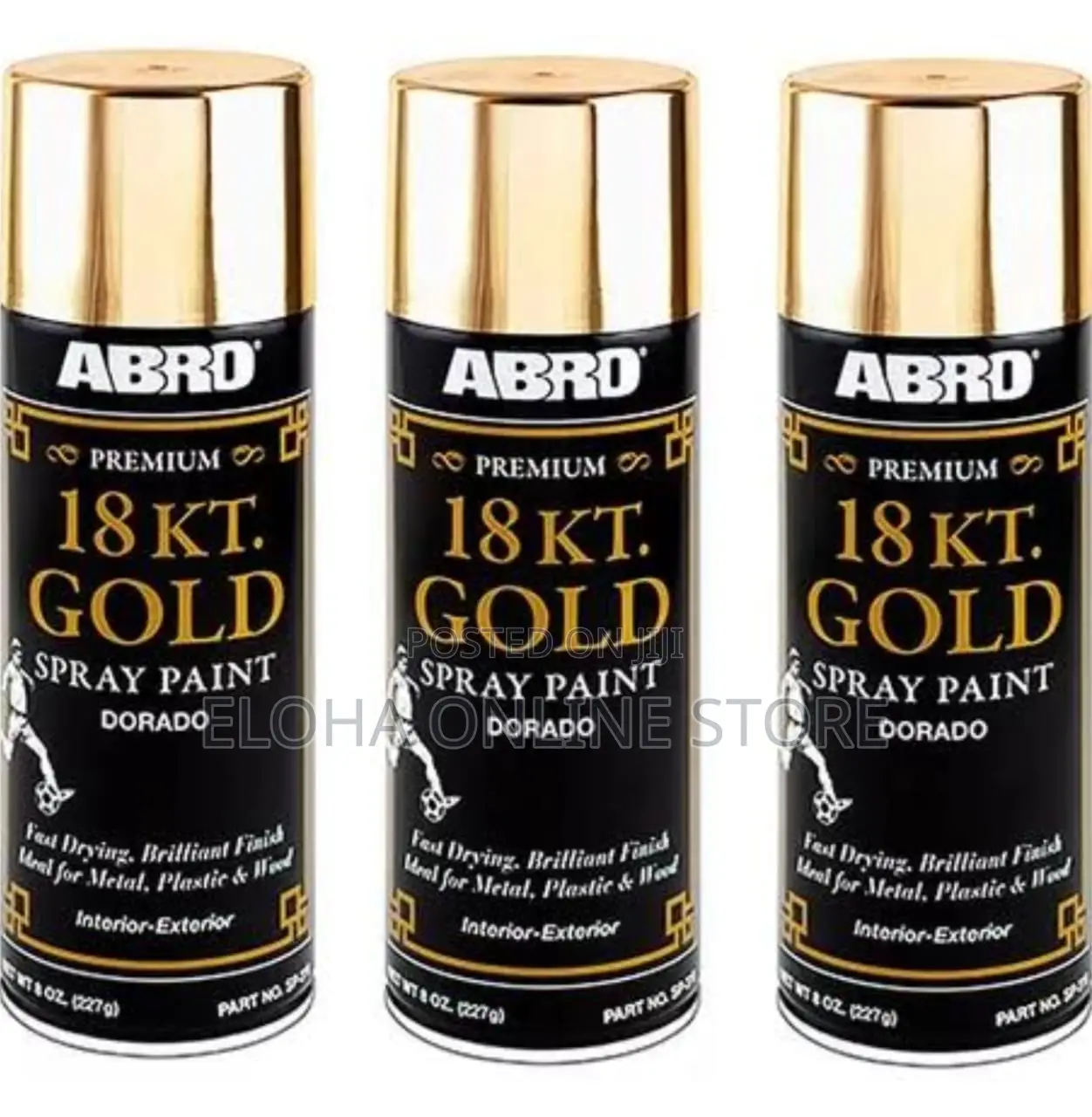 ABRO Premium Gold Spray Can Paint
