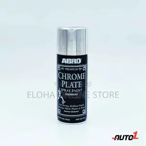 ABRO Chromeplate Effect Aerosol Spray Can High Quality Paint