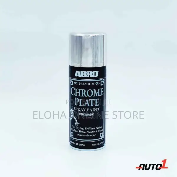 ABRO Chromeplate Effect Aerosol Spray Can High Quality Paint