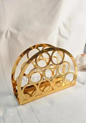 Gold Tissue Holder