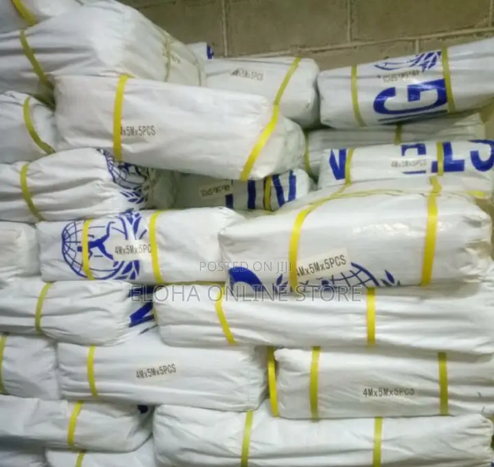 4 Metres by 5 Metres 5pcs High Quality Tarpaulins /