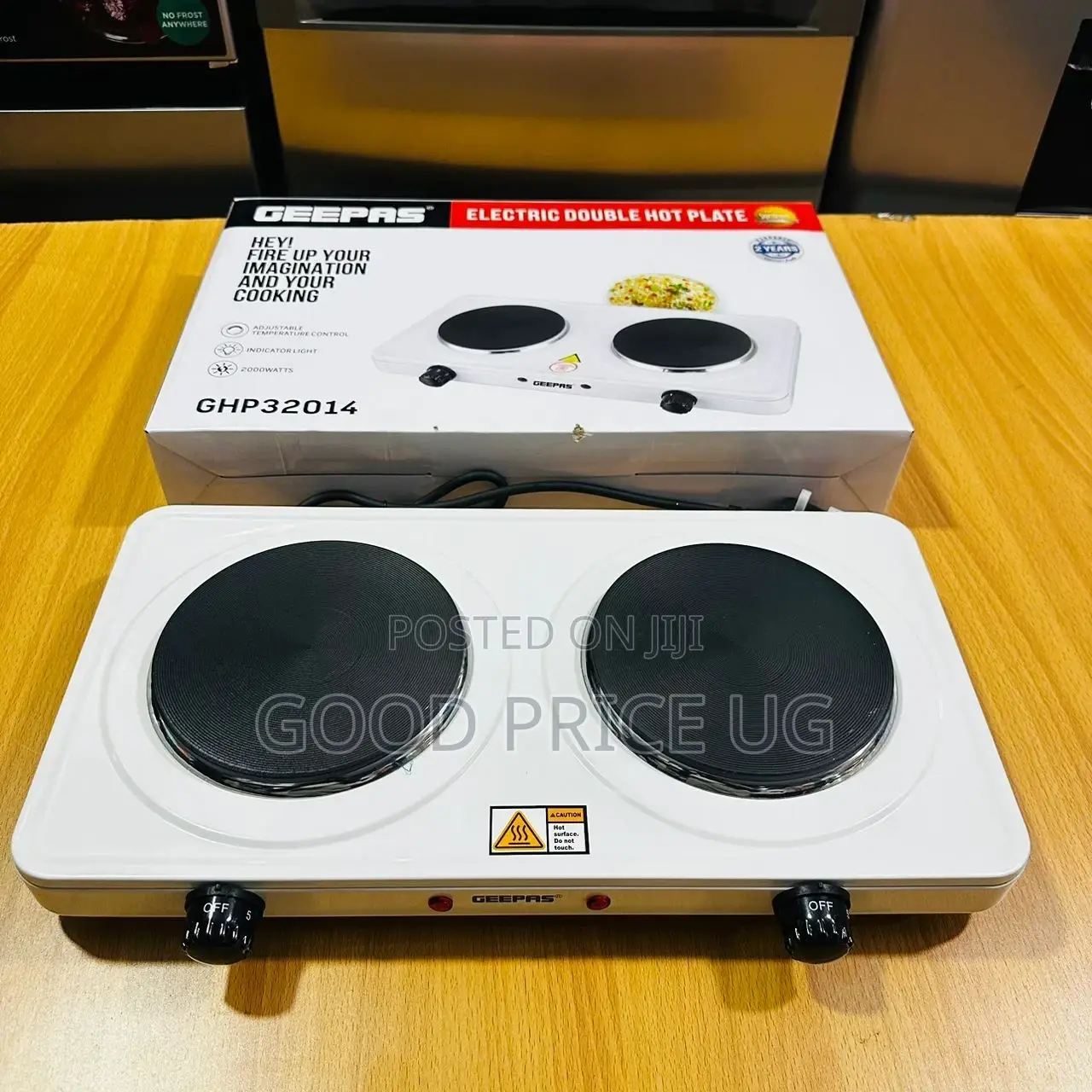 Geepas Electric Double Hotplate Ghpwatts
