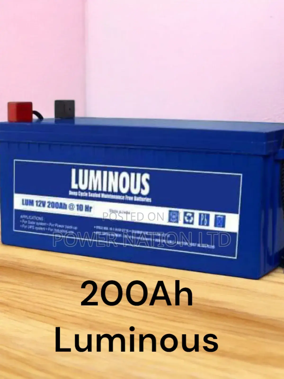 200ah Luminous Battery