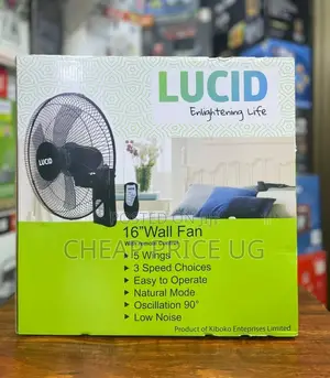 LUCID 16" WALL FAN With Remote Control