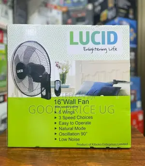 LUCID 16" WALL FAN With Remote Control