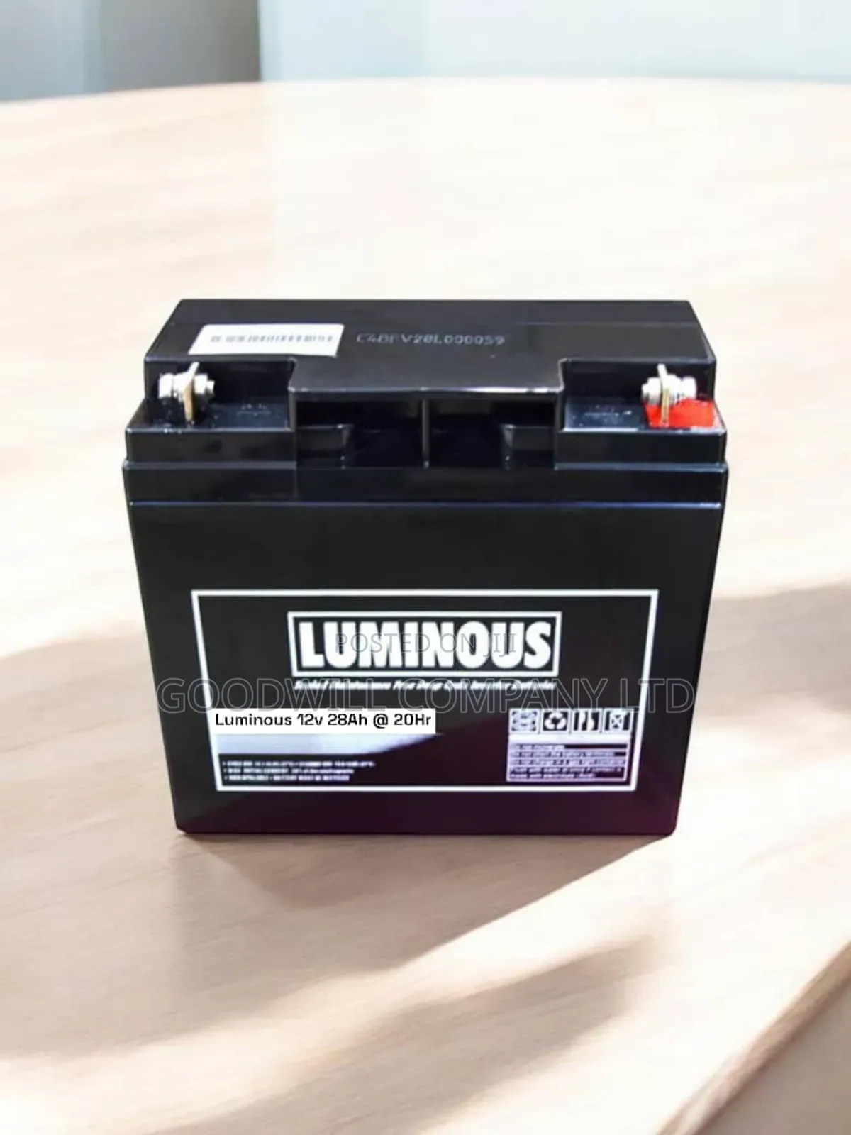 28ah Luminous Battery Heavy Duty AGM