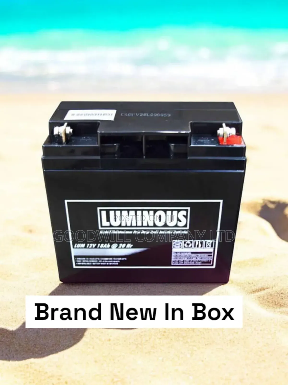 18ah Luminous Battery Heavy Duty AGM
