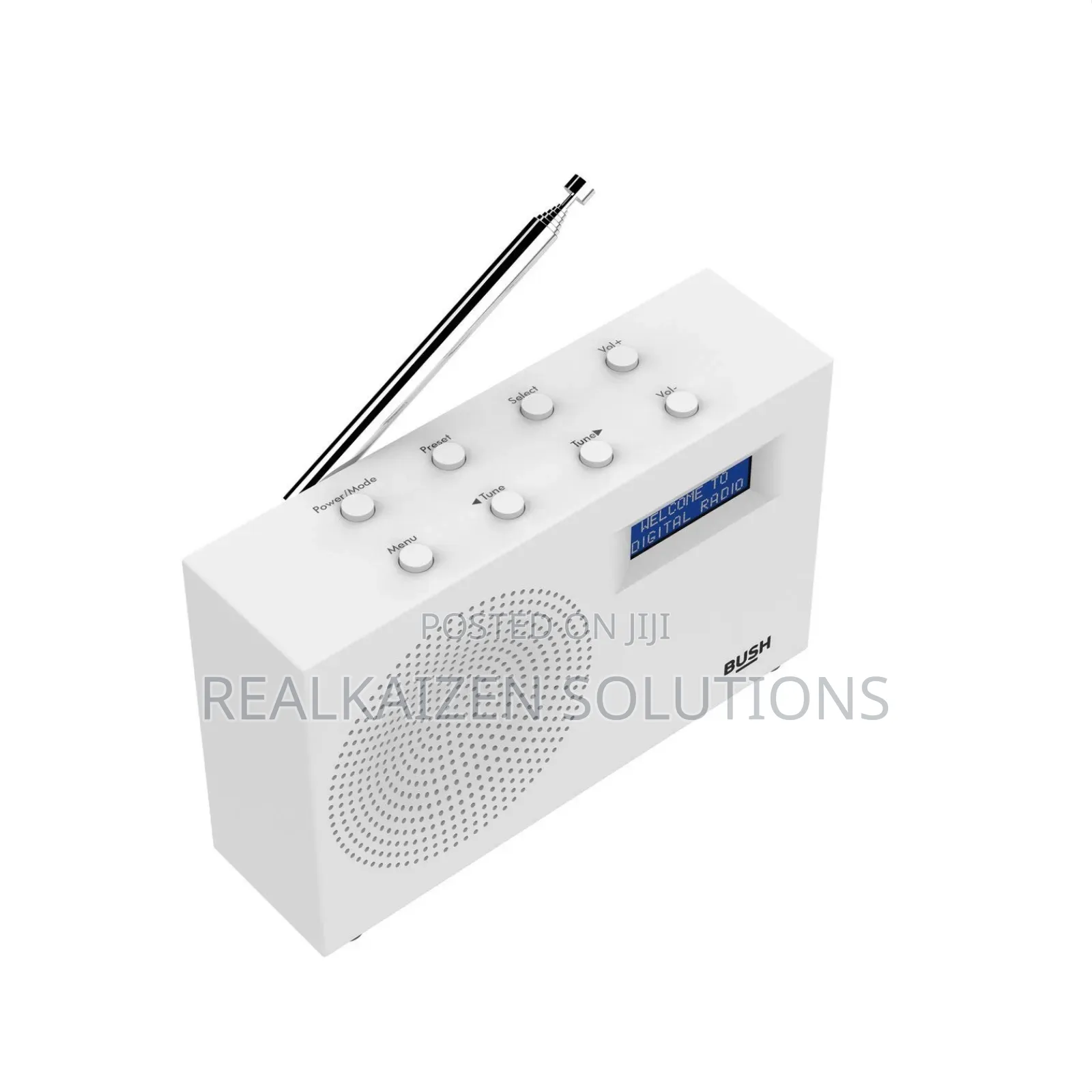UK Bush Portable RDS Dab Fm |Dc |Battery |Lcd Digital Radio